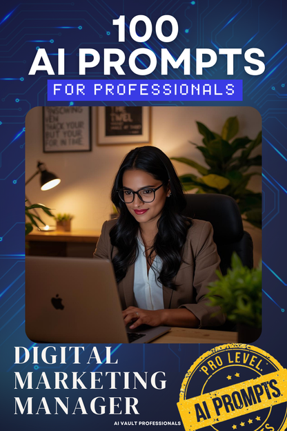 Digital Marketing Manager Ai Prompt - PRO