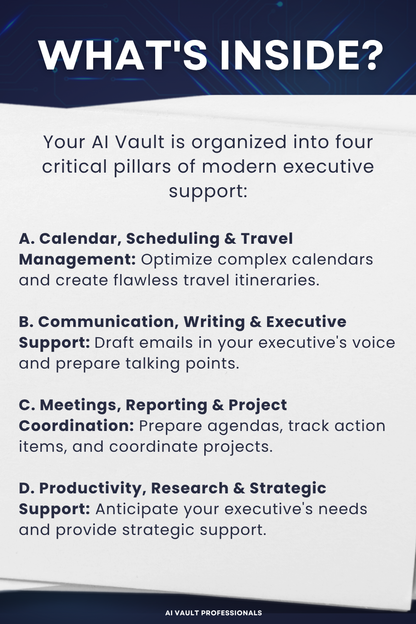 Executive Assistant Ai Prompt - PRO