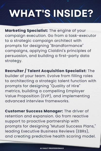 Finance & Customer Growth Team Bundles AI Prompts