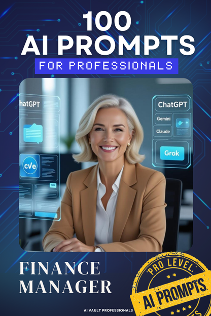 Finance Manager / Analyst Ai Prompt - PRO