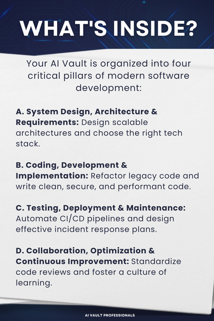 Software Engineer / Developer Ai Prompt - PRO