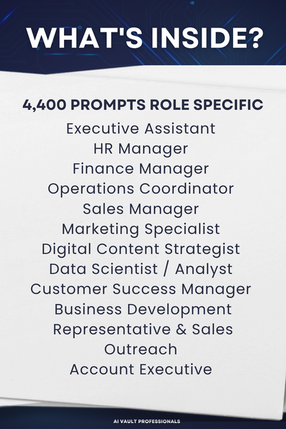 GOLDEN VAULT - The Complete 5,000+ AI Prompt Library for Business Owners