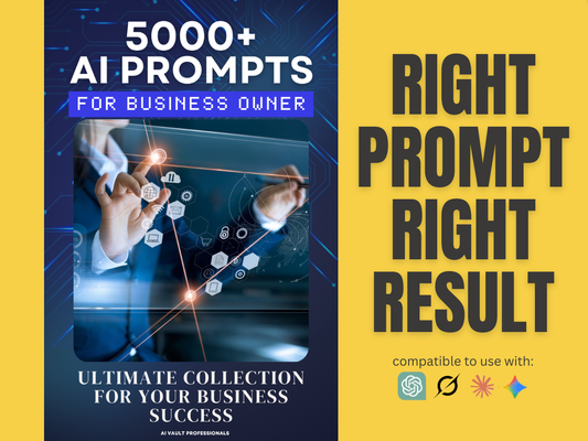 GOLDEN VAULT - The Complete 5,000+ AI Prompt Library for Business Owners